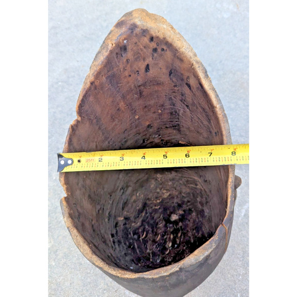 African Tribal Helmet Mask Makonde ? Carved Lightweight Wood As Is - Picture 16 of 16